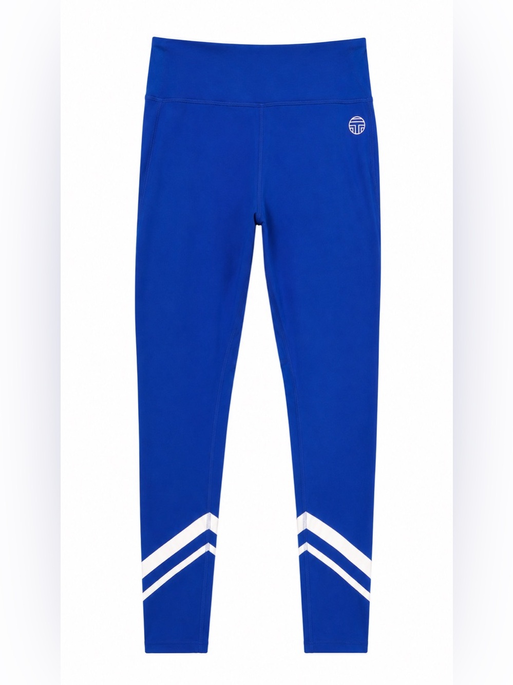 Tory Sport Performance Leggings Blue White Chevron S/P